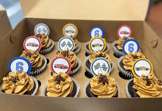 F1 Car Cupcakes