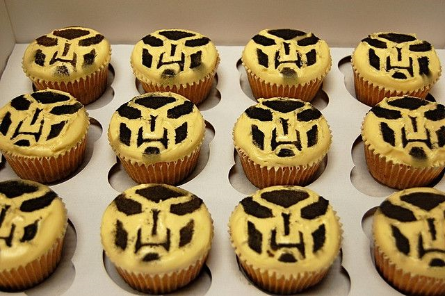 Transformer Cupcakes