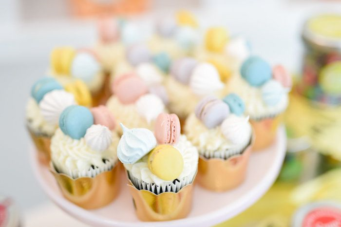 Pastel Themed Cupcakes