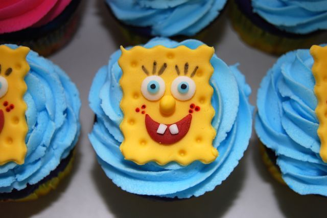 Spongebob Cupcakes