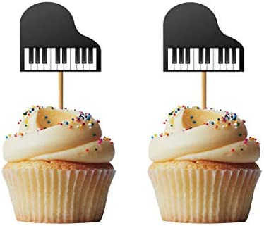 Piano Themed Cupcakes