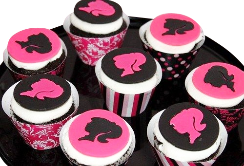 Barbie Theme Cupcakes