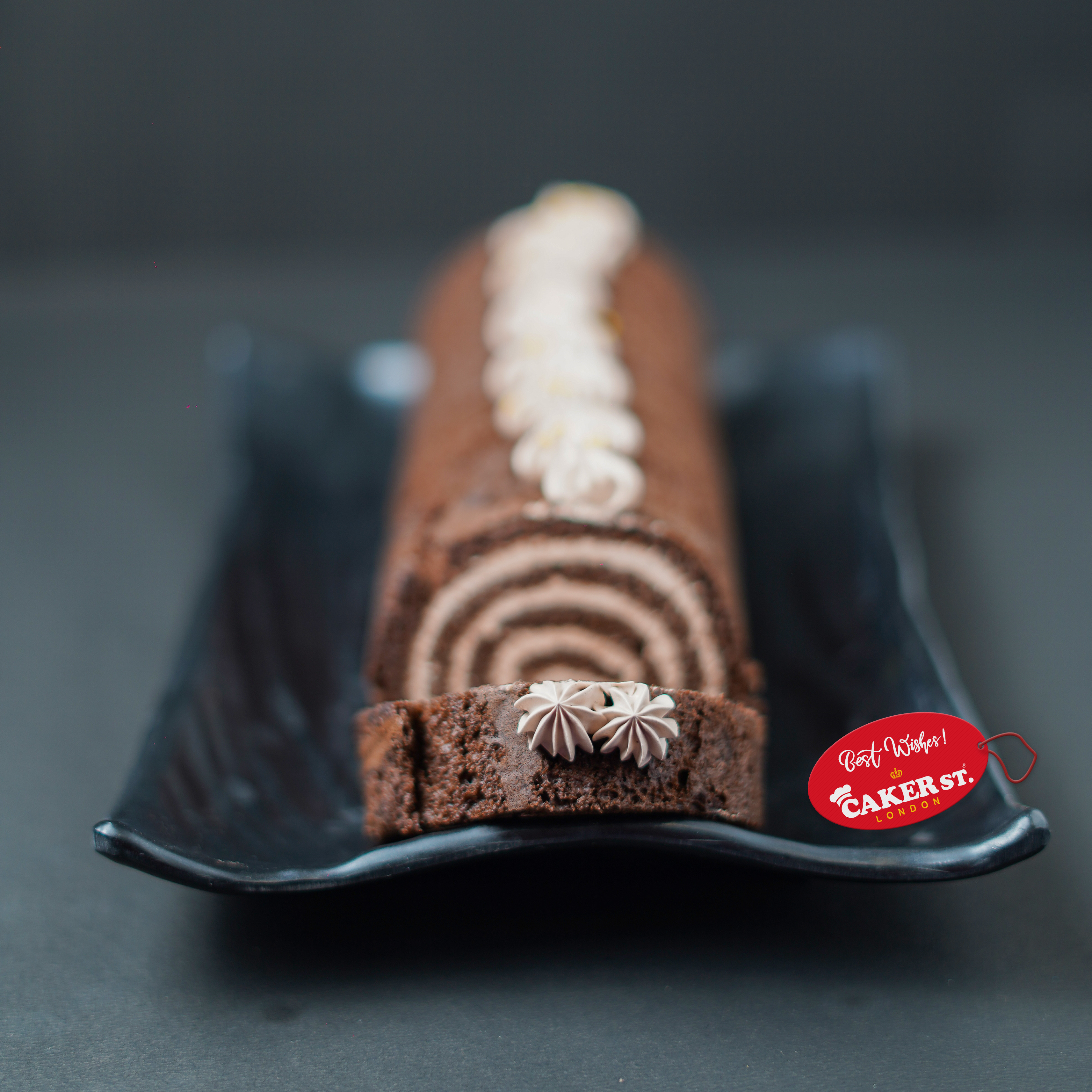 Mocha Chocolate Swiss Roll