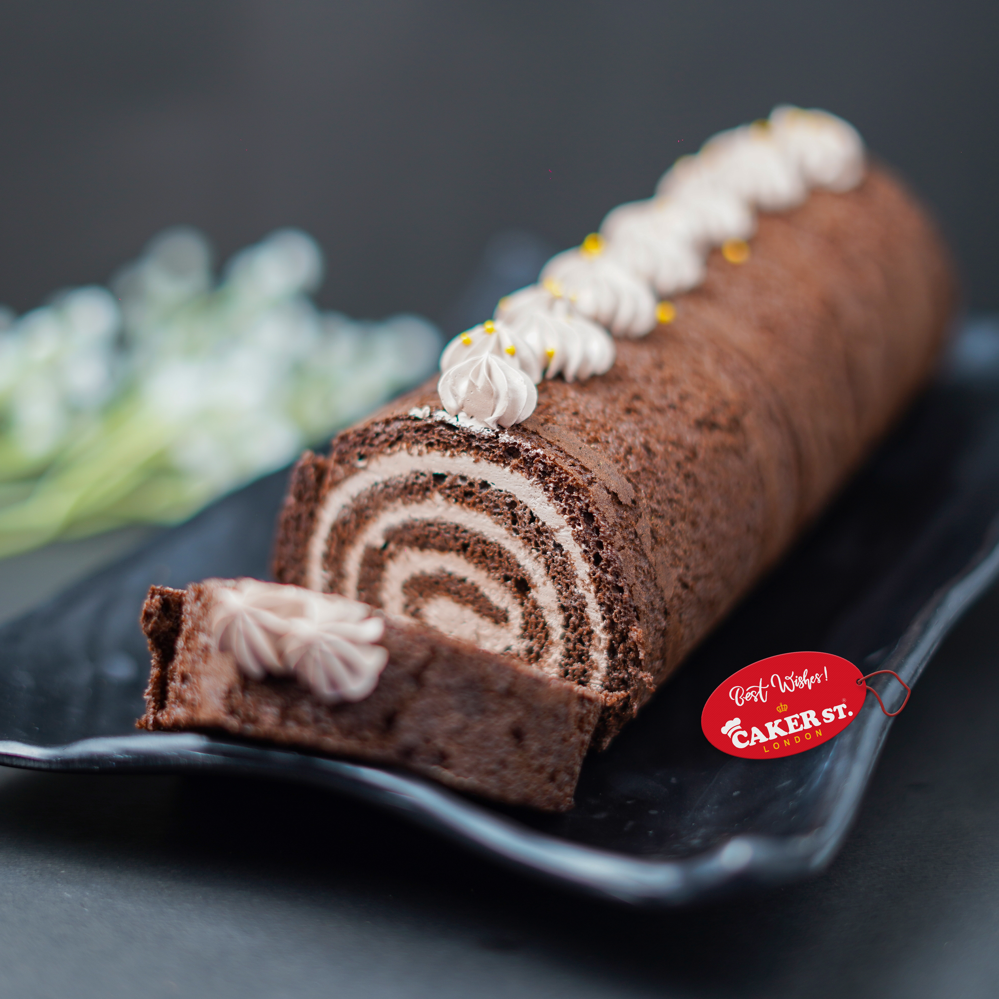 Mocha Chocolate Swiss Roll