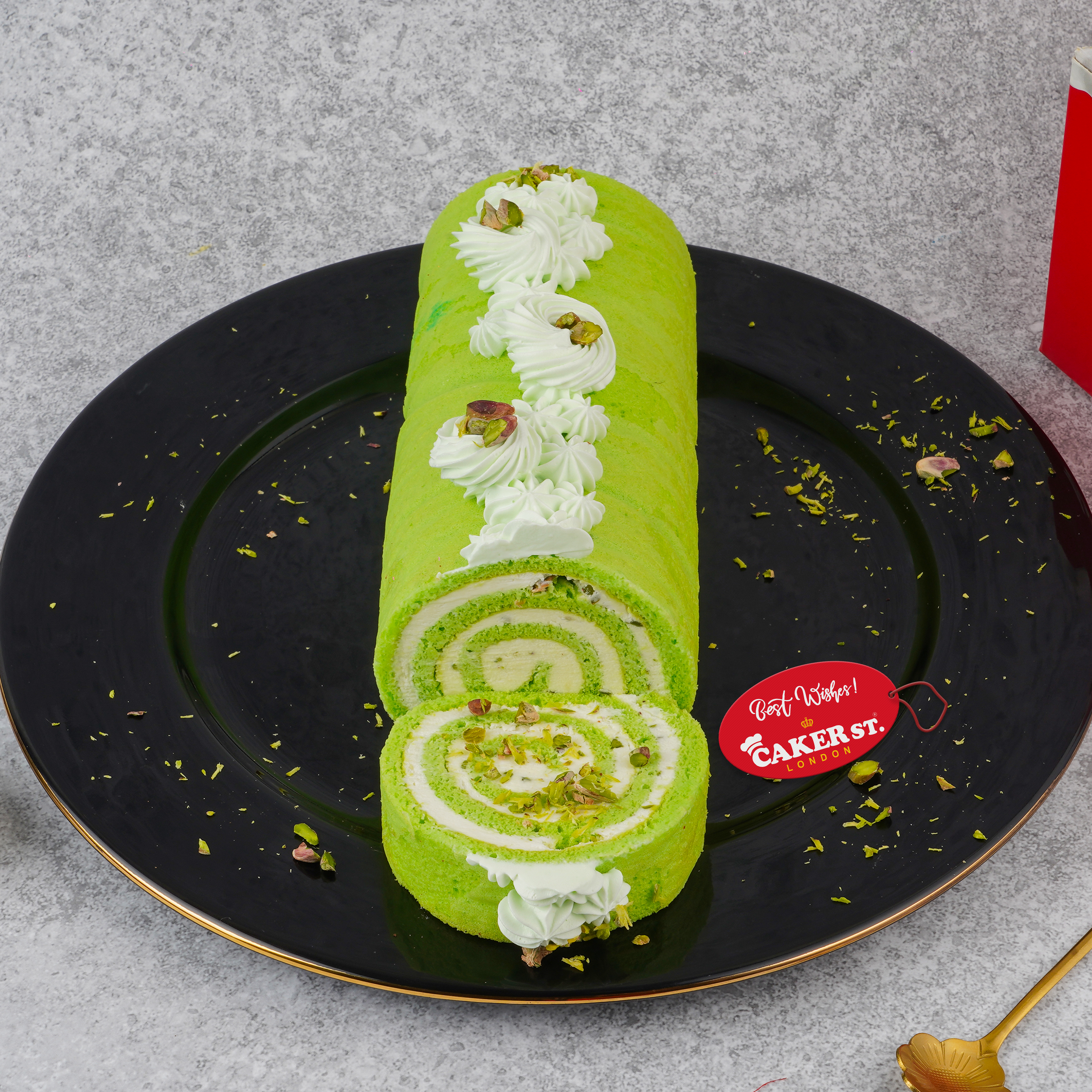 Kiwi Vanilla Swiss Roll