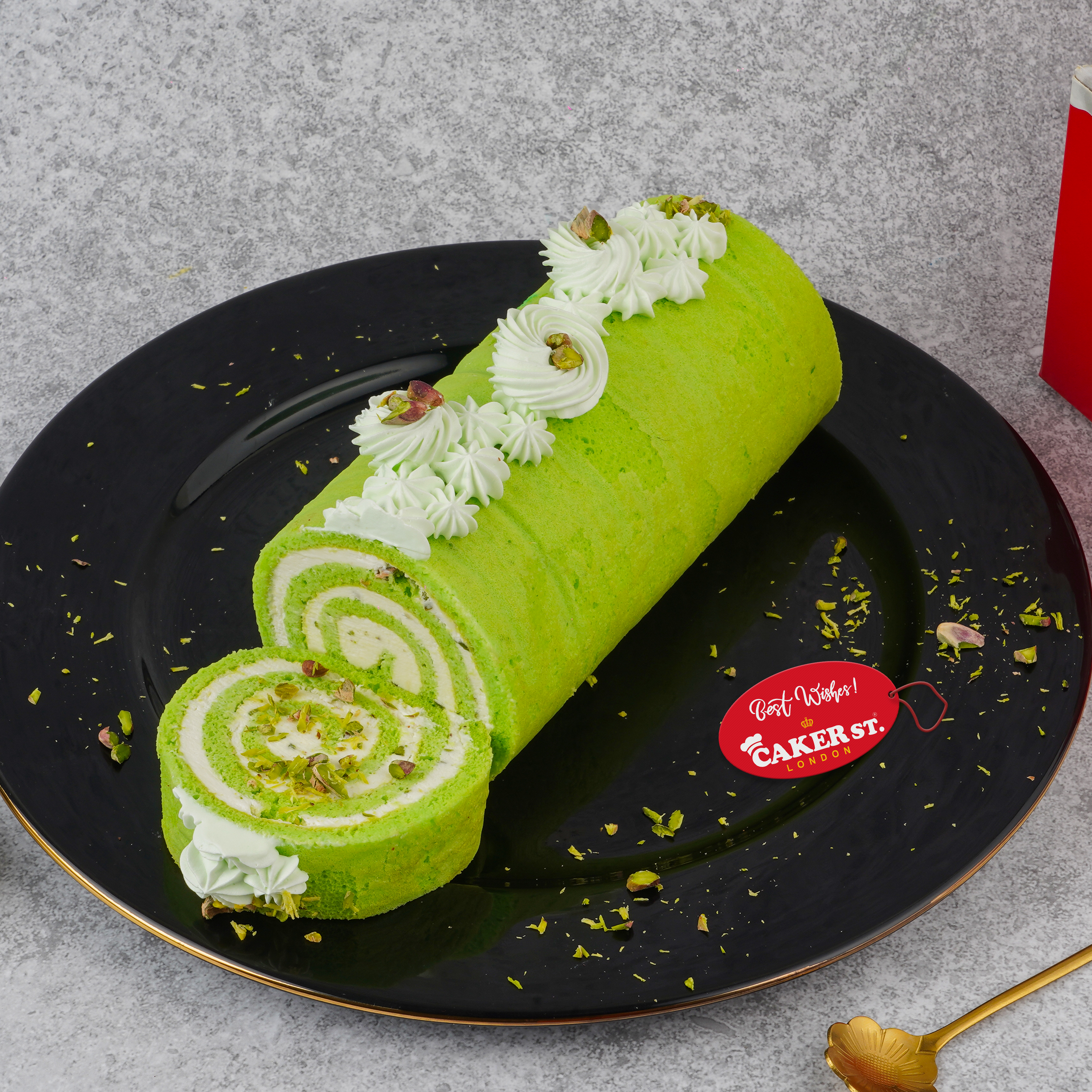 Kiwi Vanilla Swiss Roll