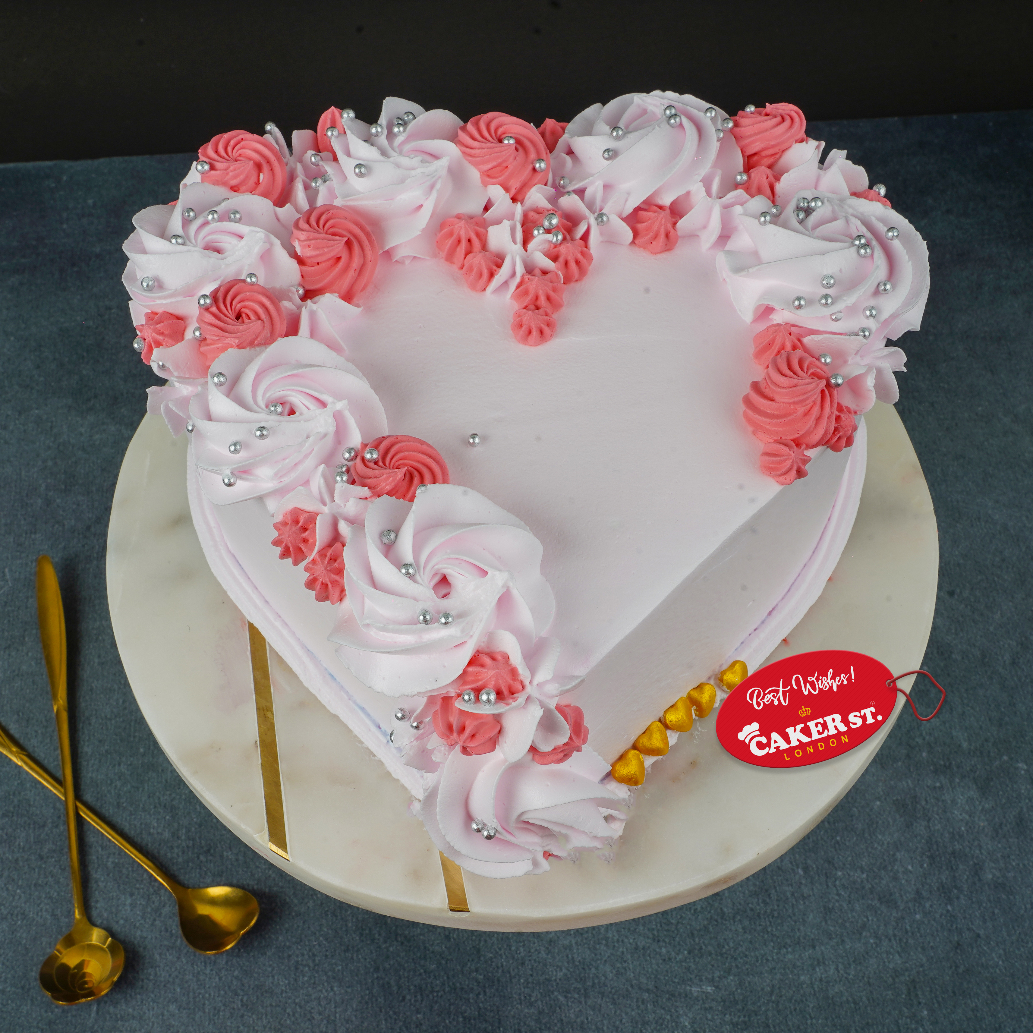 Enchanted Strawberry Rose Cake