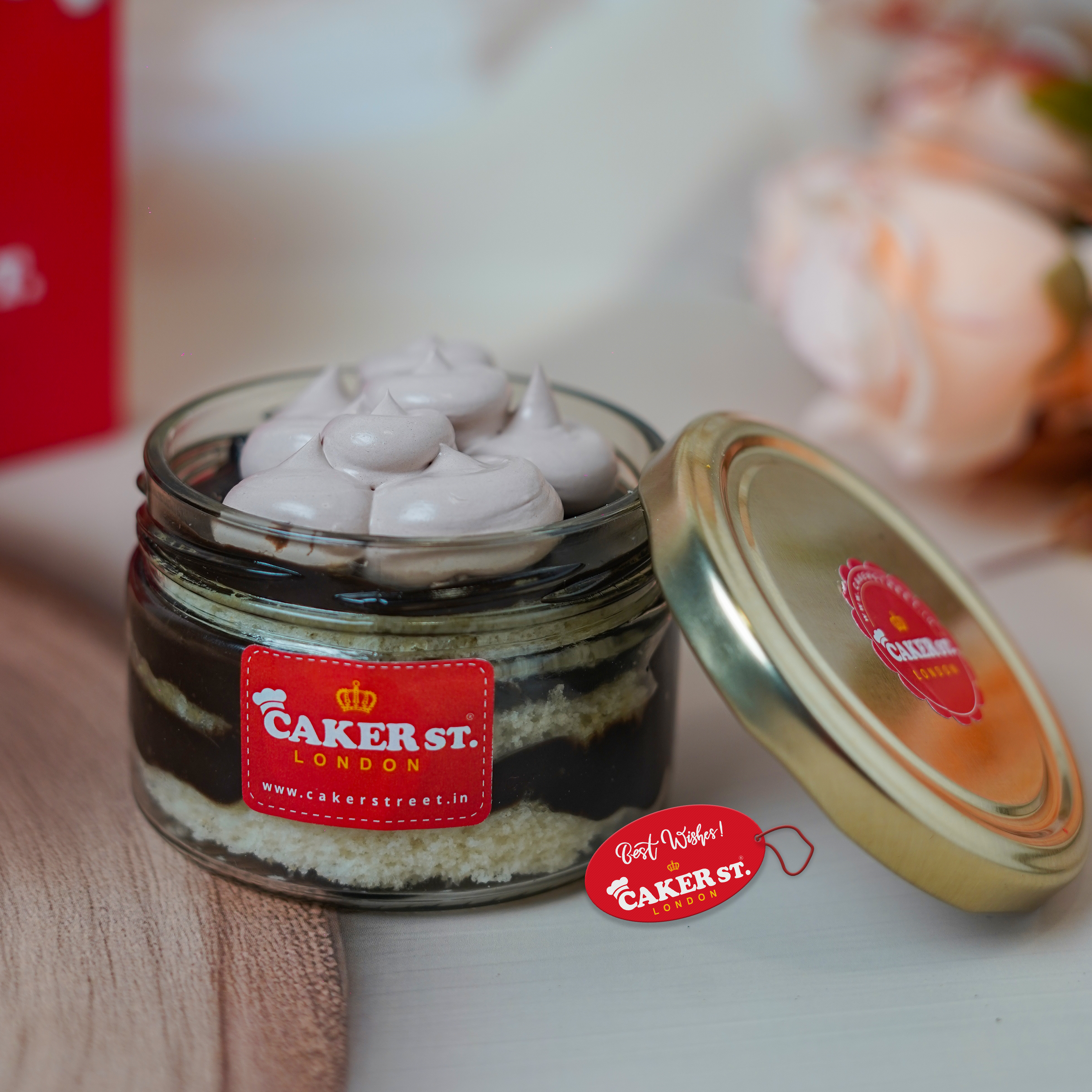 Chocolate Ganache Cake Jar