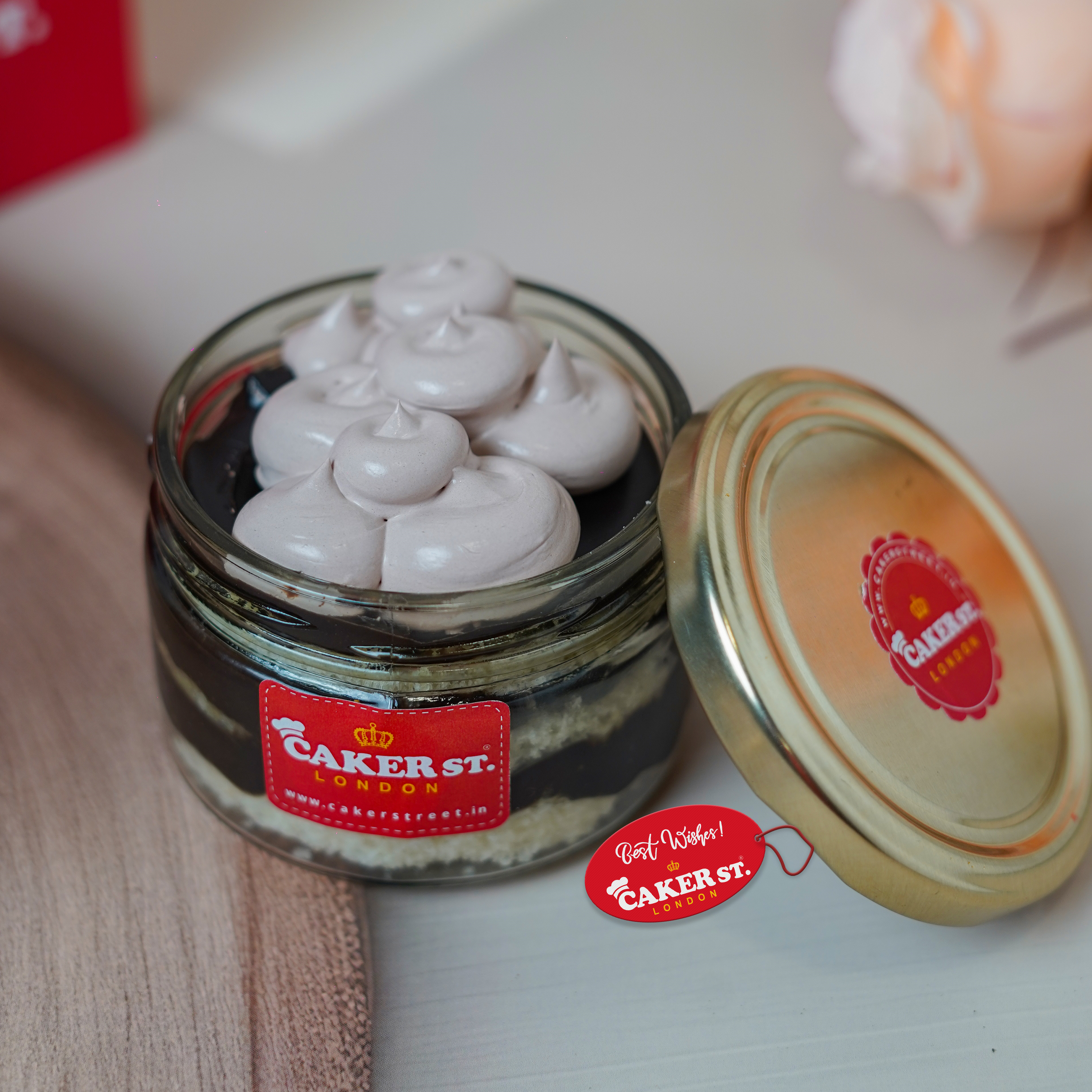 Chocolate Ganache Cake Jar