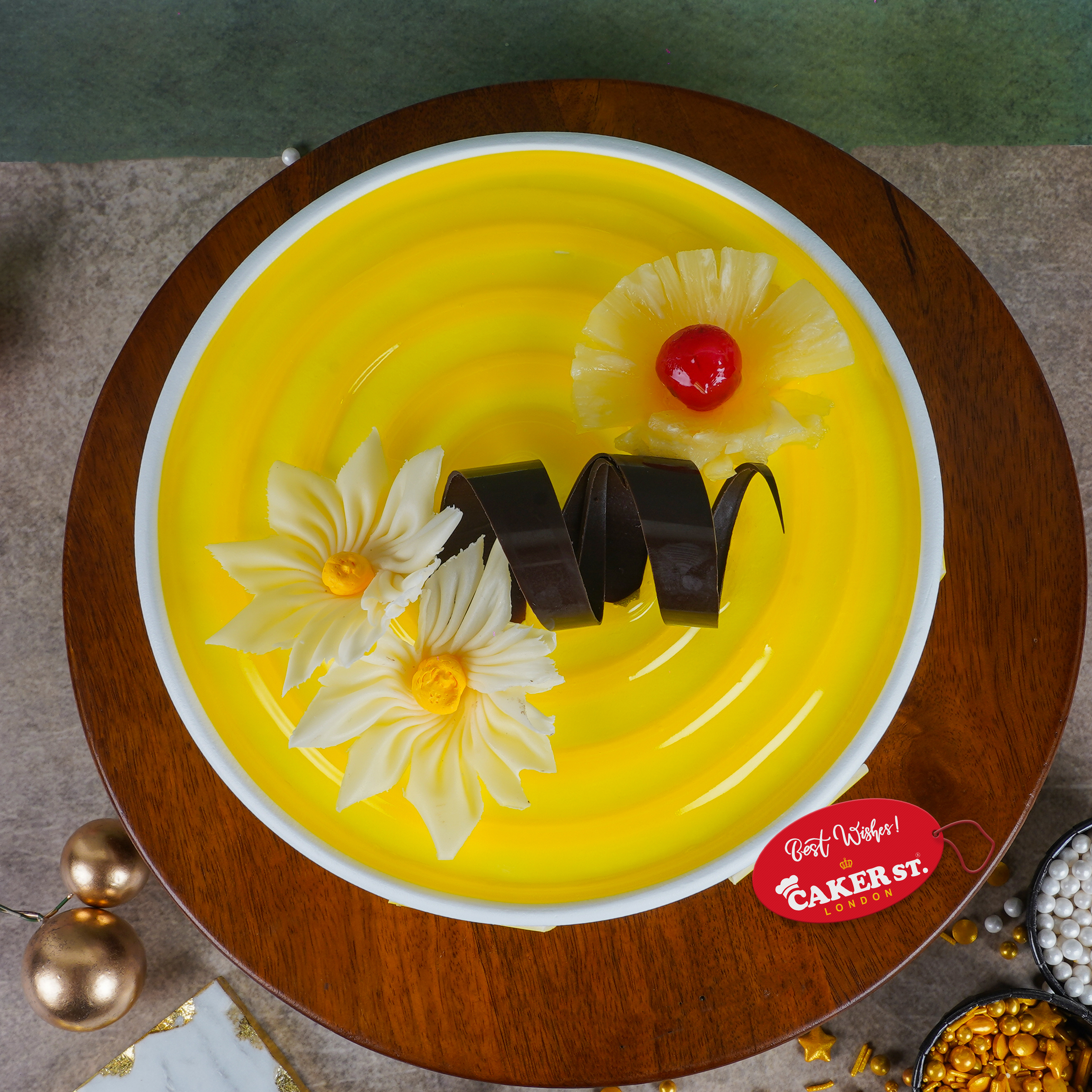  Golden Petals and Chocolate Bliss