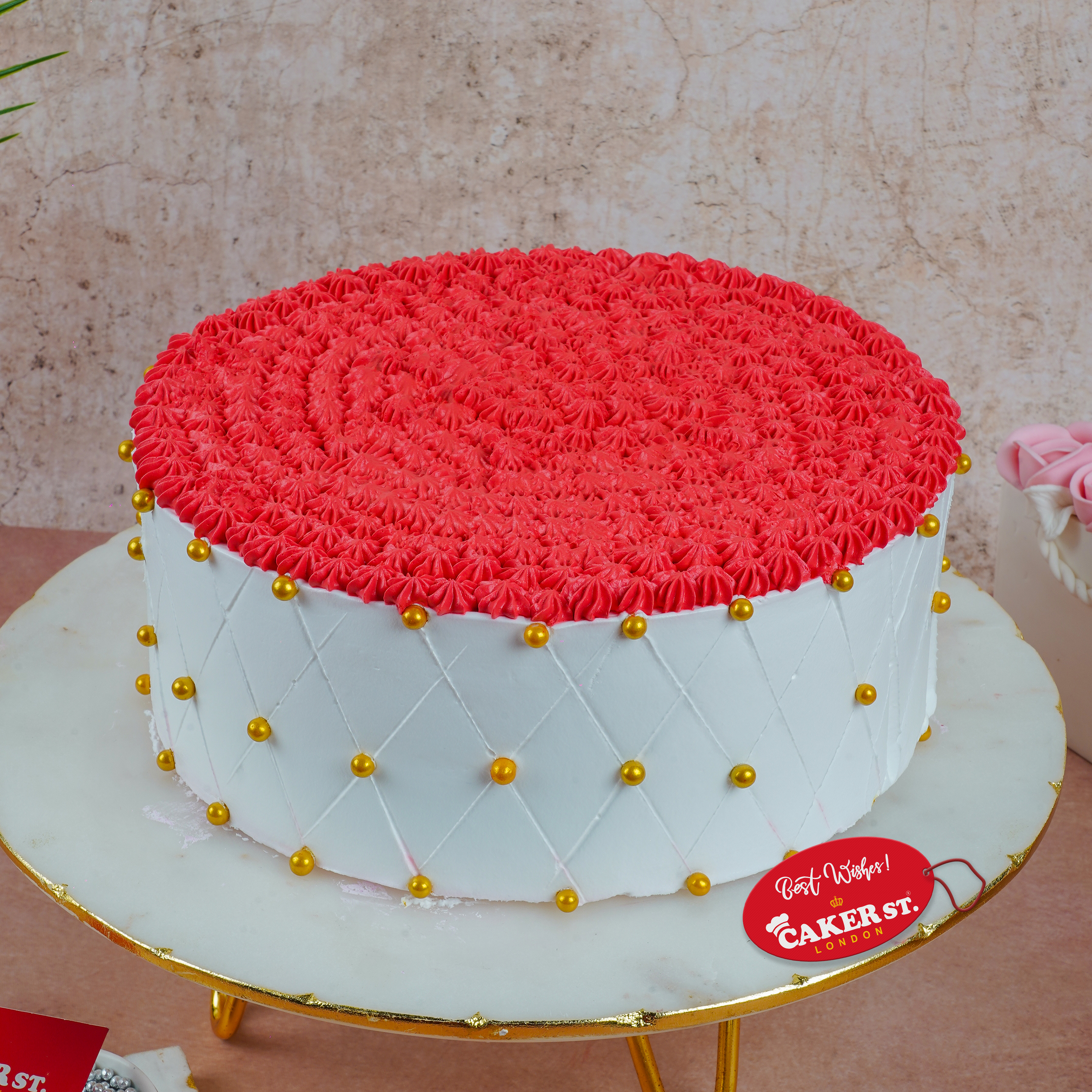 Vanilla Strawberry Cream Cake