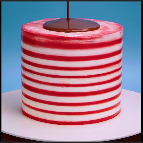The Red Frosting Delight - DIY Cake